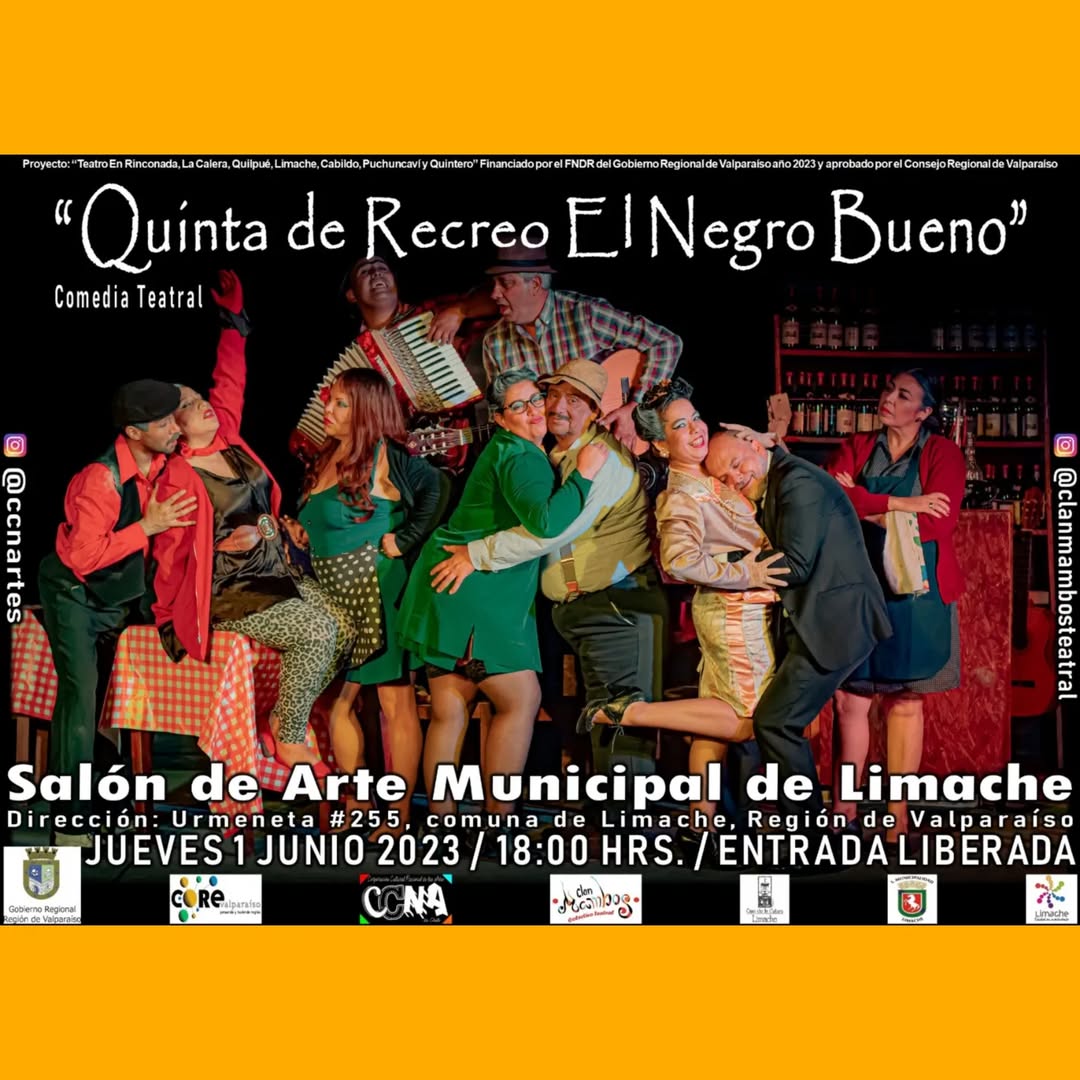 2023 TEATRO EN RINCONADA, LA CALERA, QUILPUE, LIMACHE, CABILDO, PUCHUNCAVI Y QUINTERO, FINANCIADO POR FNDR GORE DE VALPARAISO 2023 y APROBADO POR CONSEJO REGIONAL VALPARISO